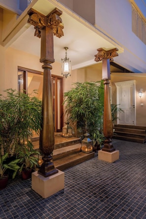 Interior entrance