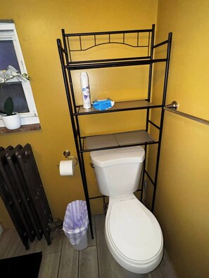 Towels, soap, toilet paper