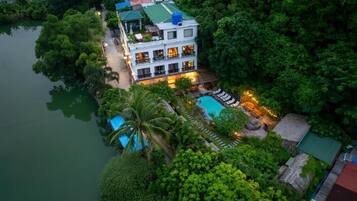 Utsikt fra overnattingsstedet