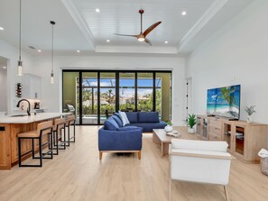 House, Multiple Beds (Pet friendly home with pool, hot tub ) | Living area - Pet Friendly Home With Pool, hot tub and Outdoor Kitchen (Marco Island)