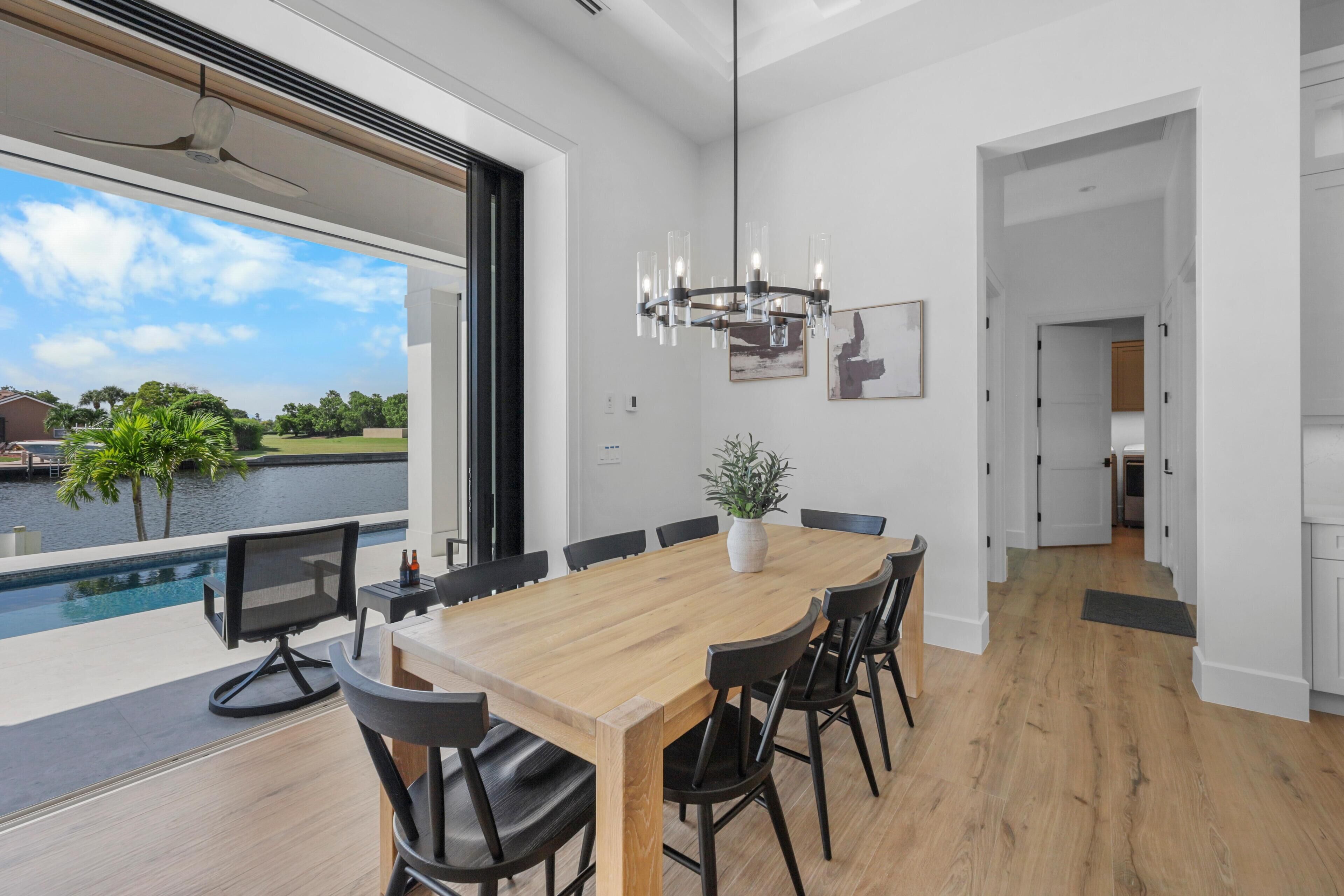 House, Multiple Beds (Opulent custom waterfront home with h) | Dining