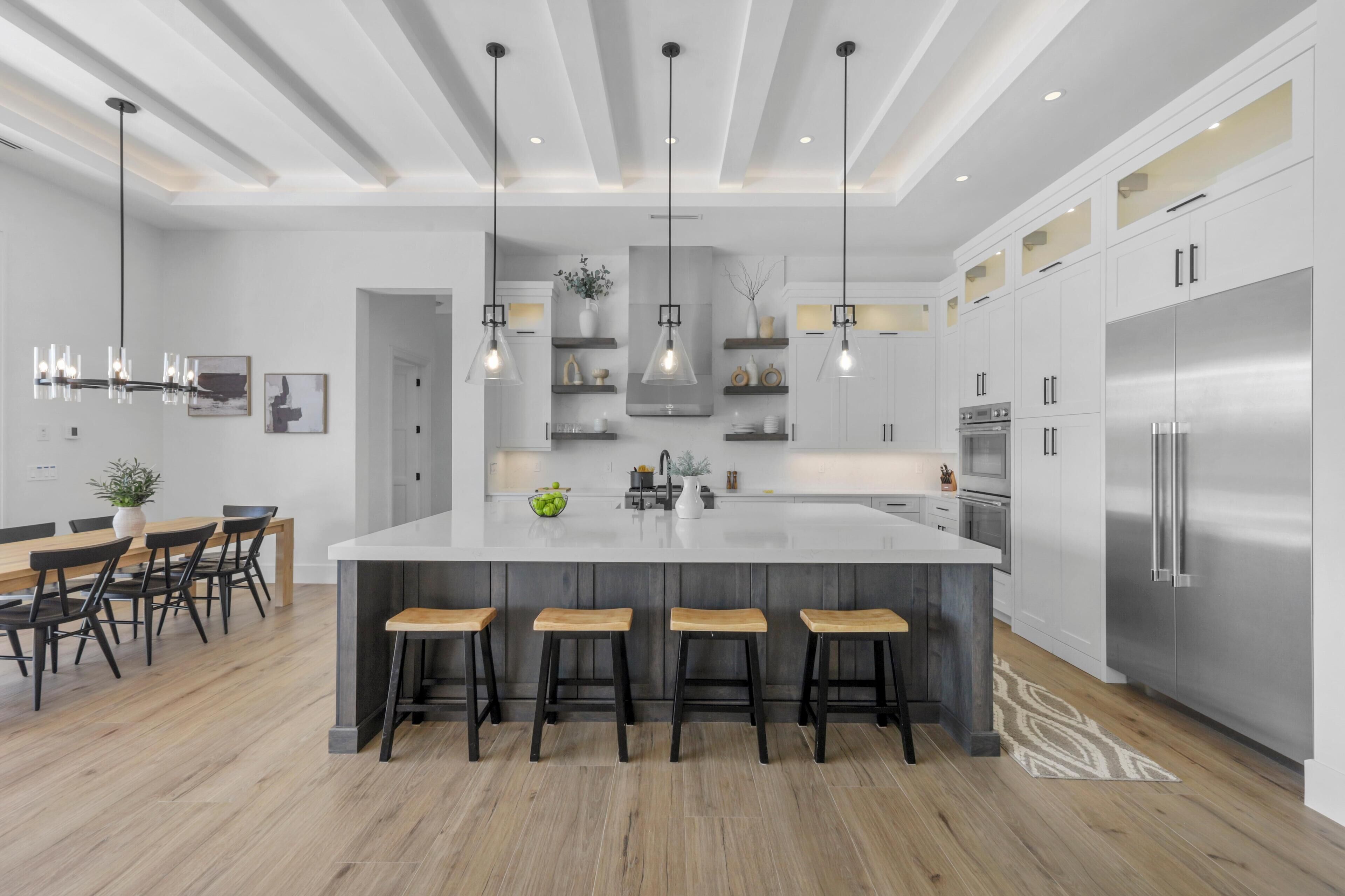 獨棟房屋, 多張床 (Opulent custom waterfront home with h) | 用餐區