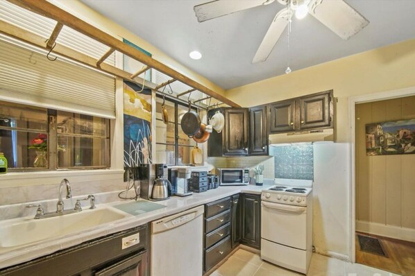 Microwave, stovetop