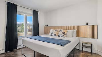1 habitación, tabla de planchar con plancha, wifi y ropa de cama