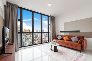 Family Condo, 1 Bedroom, Kitchen, City View | Living area - Majestic by Avery &10 mins to Twin Tower (Kuala Lumpur)