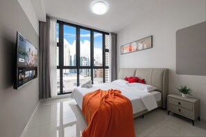 Comfort-Suite, 2 Schlafzimmer, Küche, Stadtblick