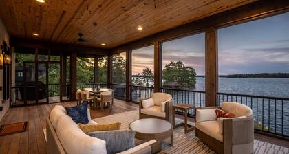 Luxe Lake Martin Home Pool Hot Tub Boat Dock