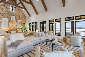 TV, fireplace, offices