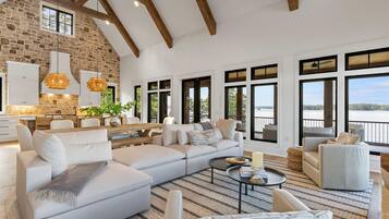 TV, fireplace, offices