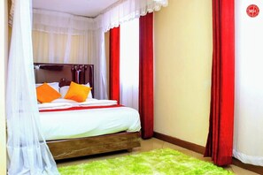 Dobbeltrom – comfort, byutsikt | Terrasse/patio