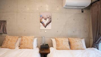 Deluxe-huvila, 2 makuuhuonetta, tupakointi kielletty, keittiö | Ilmainen Wi-Fi, vuodevaatteet