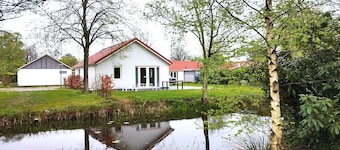 Chalet in Friesland with terrace