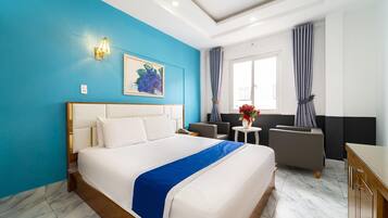 1 間睡房、書桌、免費 Wi-Fi、床單