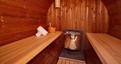 Ferienvilla Amalia 4 mit Hundezaun, Sauna und Hot Tub