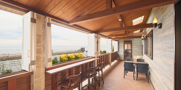 Villa, 1 slaapkamer, niet-roken, uitzicht op zee | Balkon