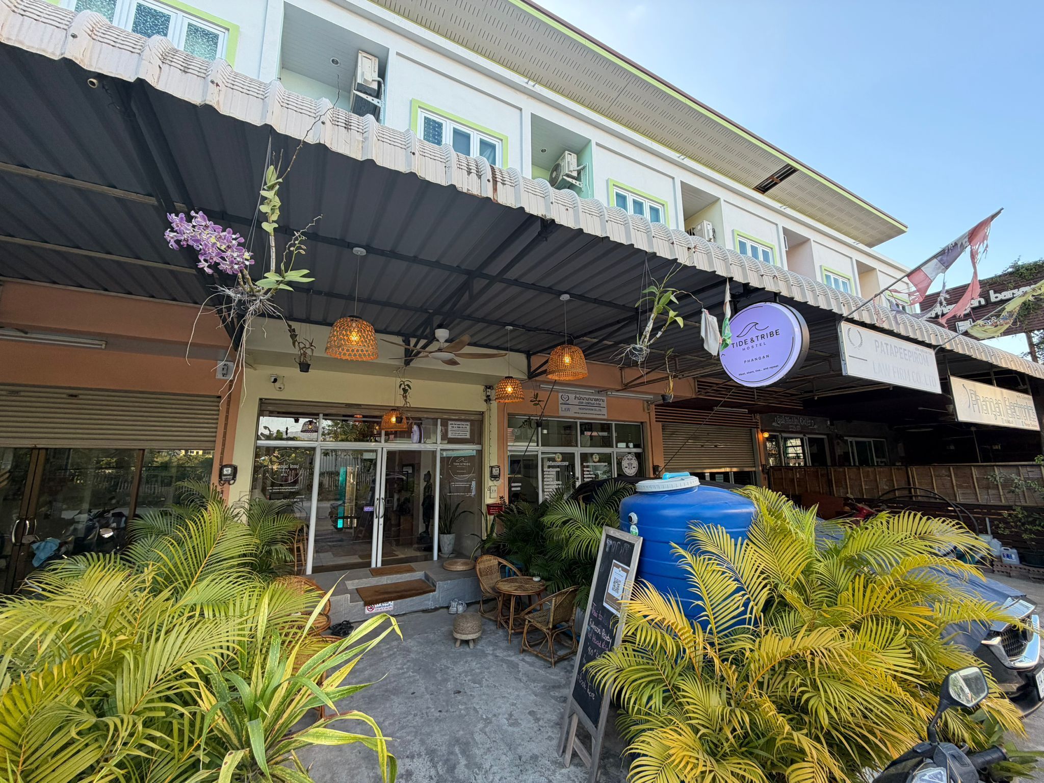 Façade de l’hébergement