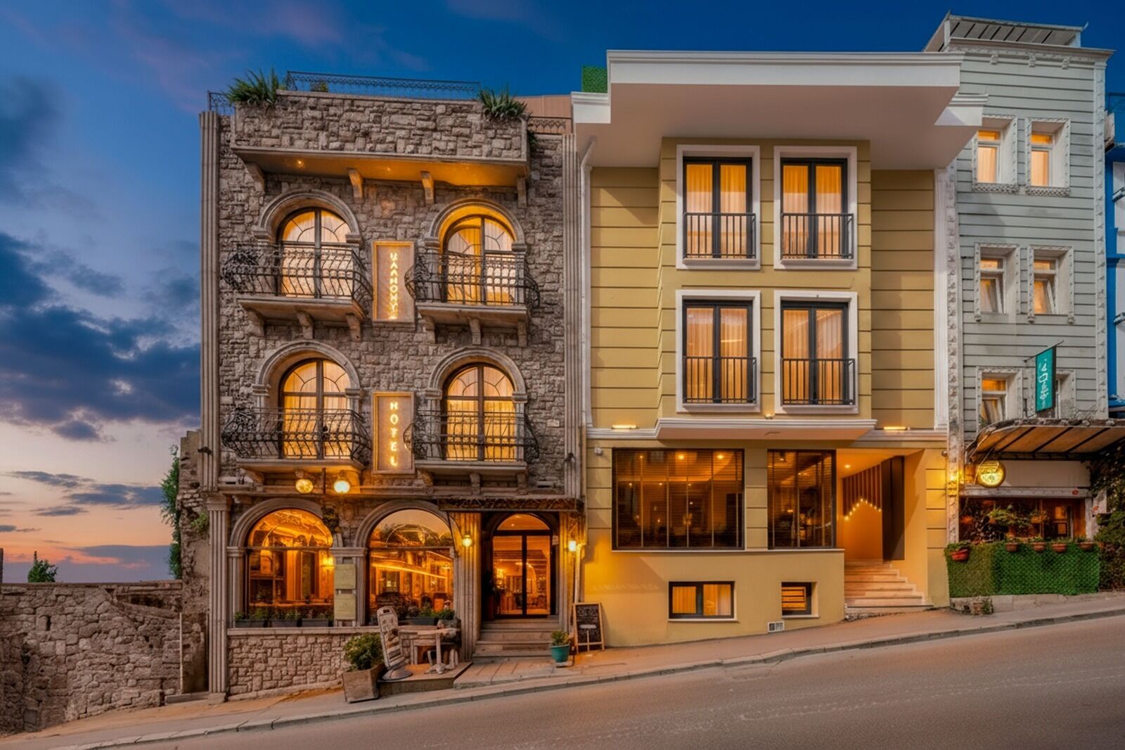 Voorkant van accommodatie