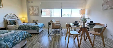 1 bedroom, Internet, bed sheets, wheelchair access