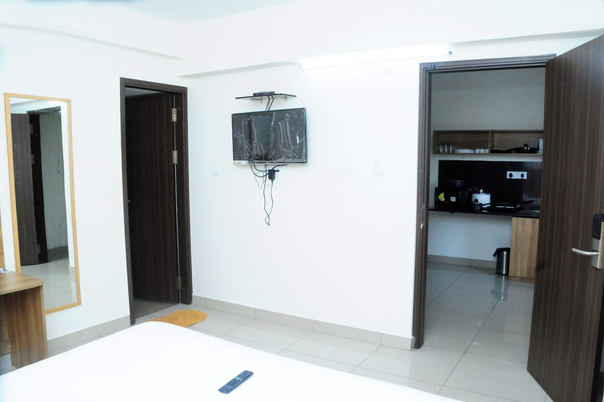 Appartement Standard, 3 chambres, dans les dépendances | Fer et planche à repasser, Wi-Fi gratuit, draps fournis