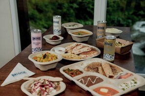 Free daily self-serve breakfast
