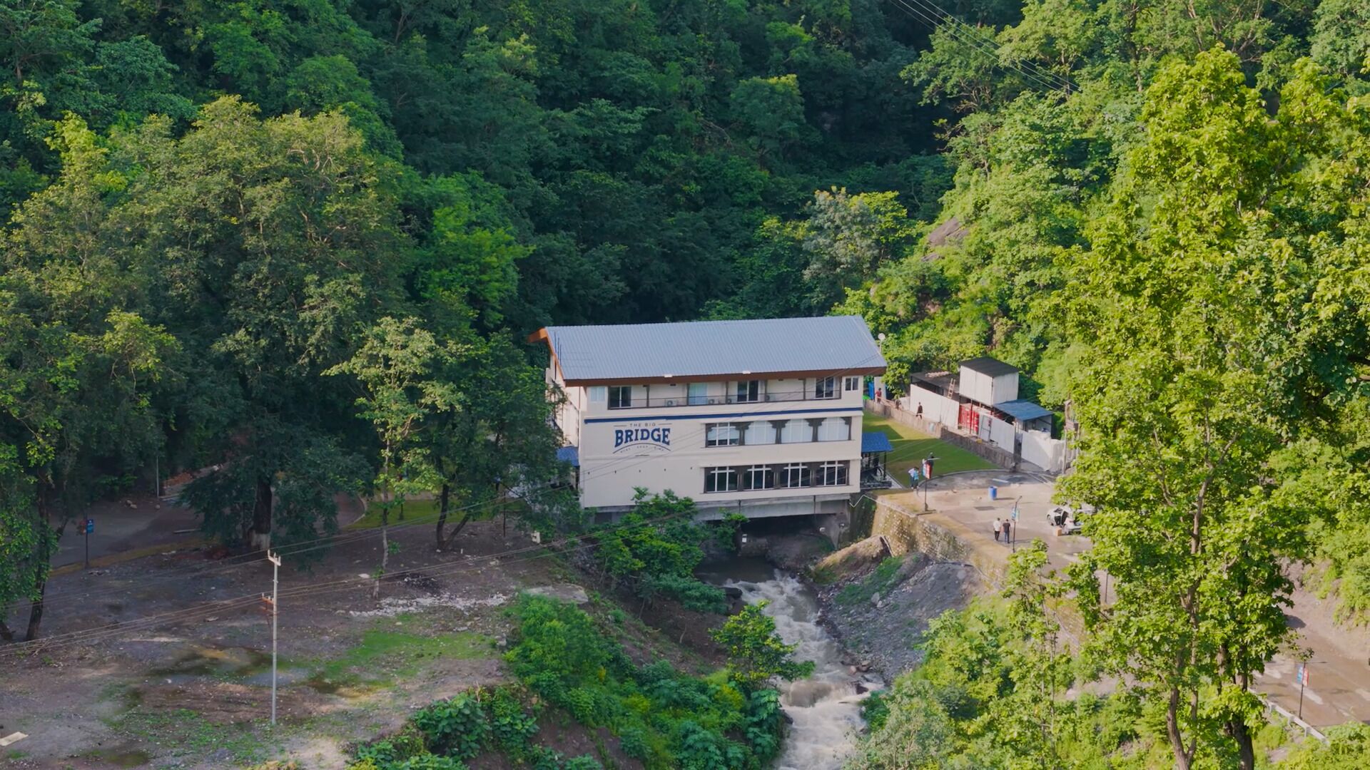 منظر من الجو على ارتفاع عالٍ