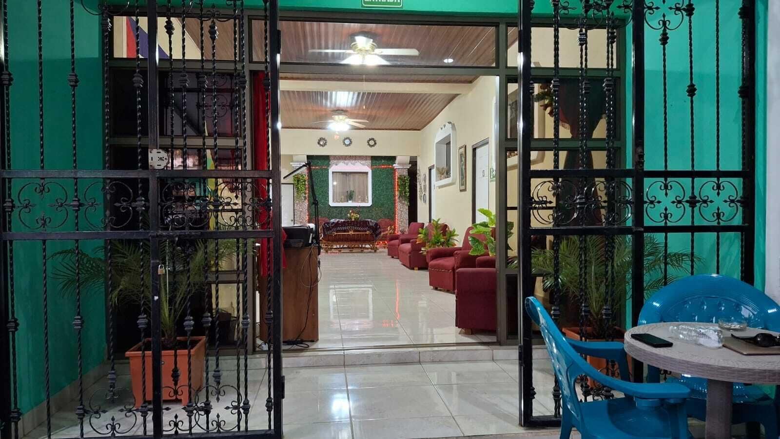 Overnatningsstedets facade