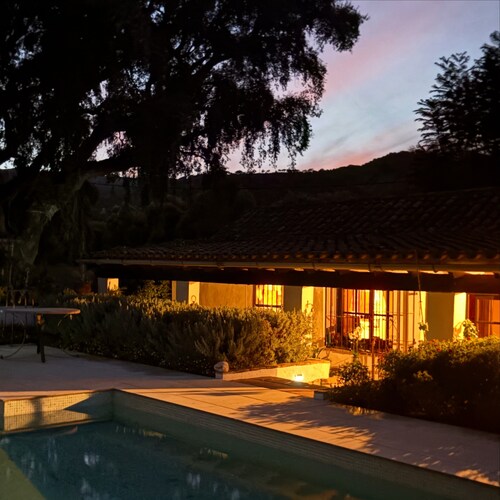 Chalet 'Finca El Búho Oak Natural Park' with Natural Park Views, Wi-Fi & Air Conditioning