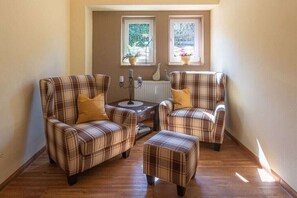 Smart TV, fireplace - 1-room apartment in Landhaus Rügeband (Waren (Müritz))