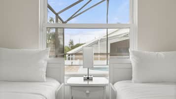 Luxury Villa, Pool View | Iron/ironing board, free cots/infant beds, free WiFi, bed sheets