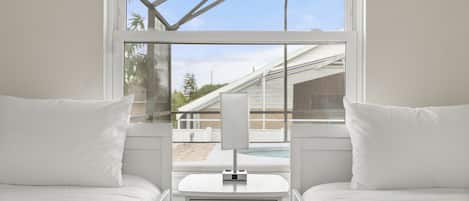 Villa Luxe, vue piscine