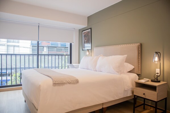 1 chambre, bureau, Wi-Fi, literie fournie