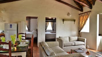 Standard Chalet, Patio, Resort View | Living area