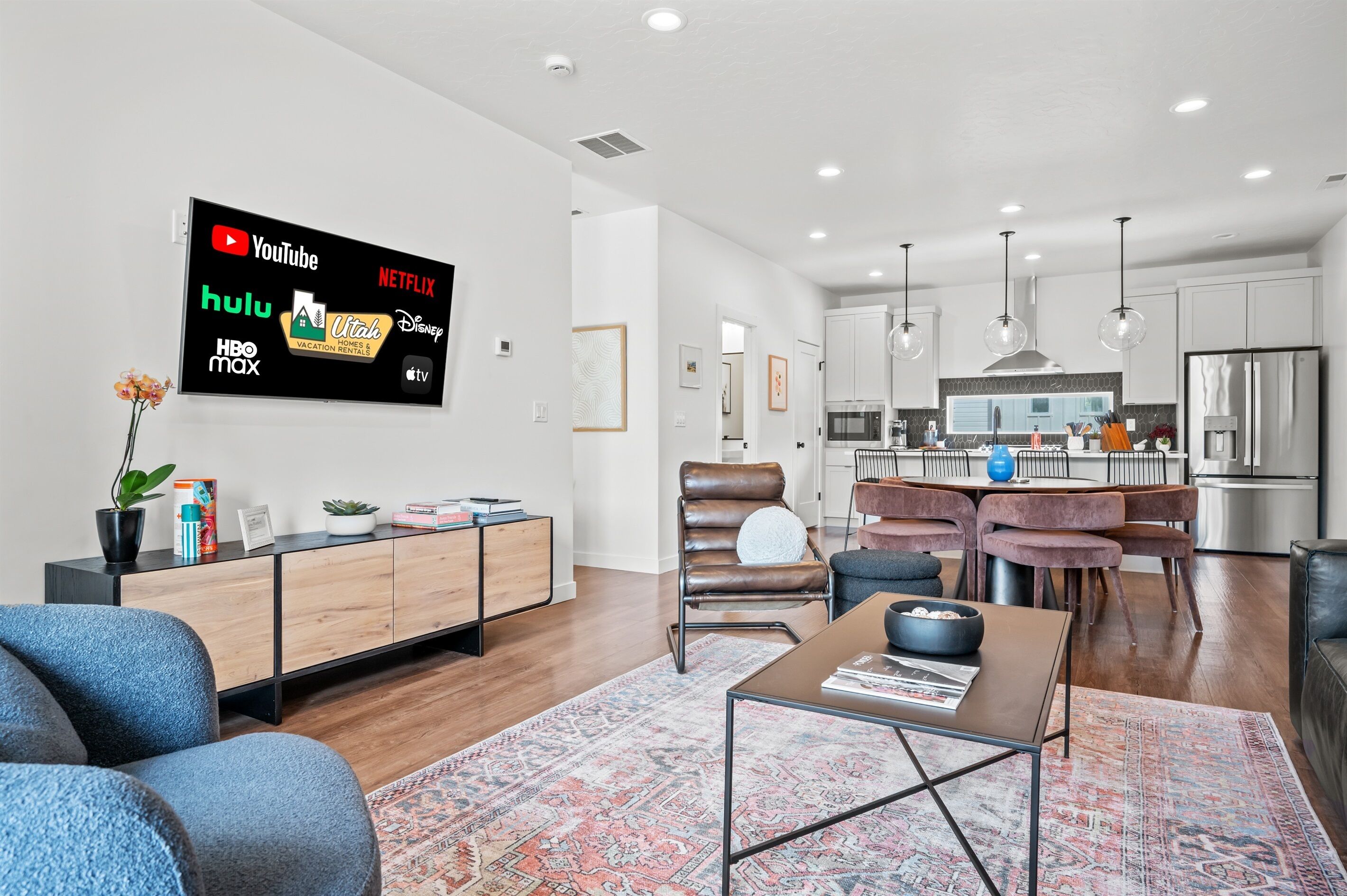 Smart TV, books, offices