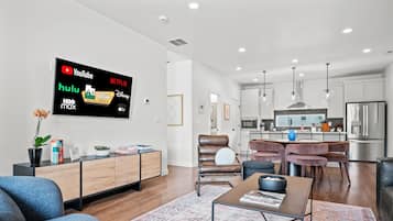 Smart TV, books, offices