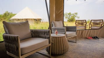 Barraca família | Vista para o jardim