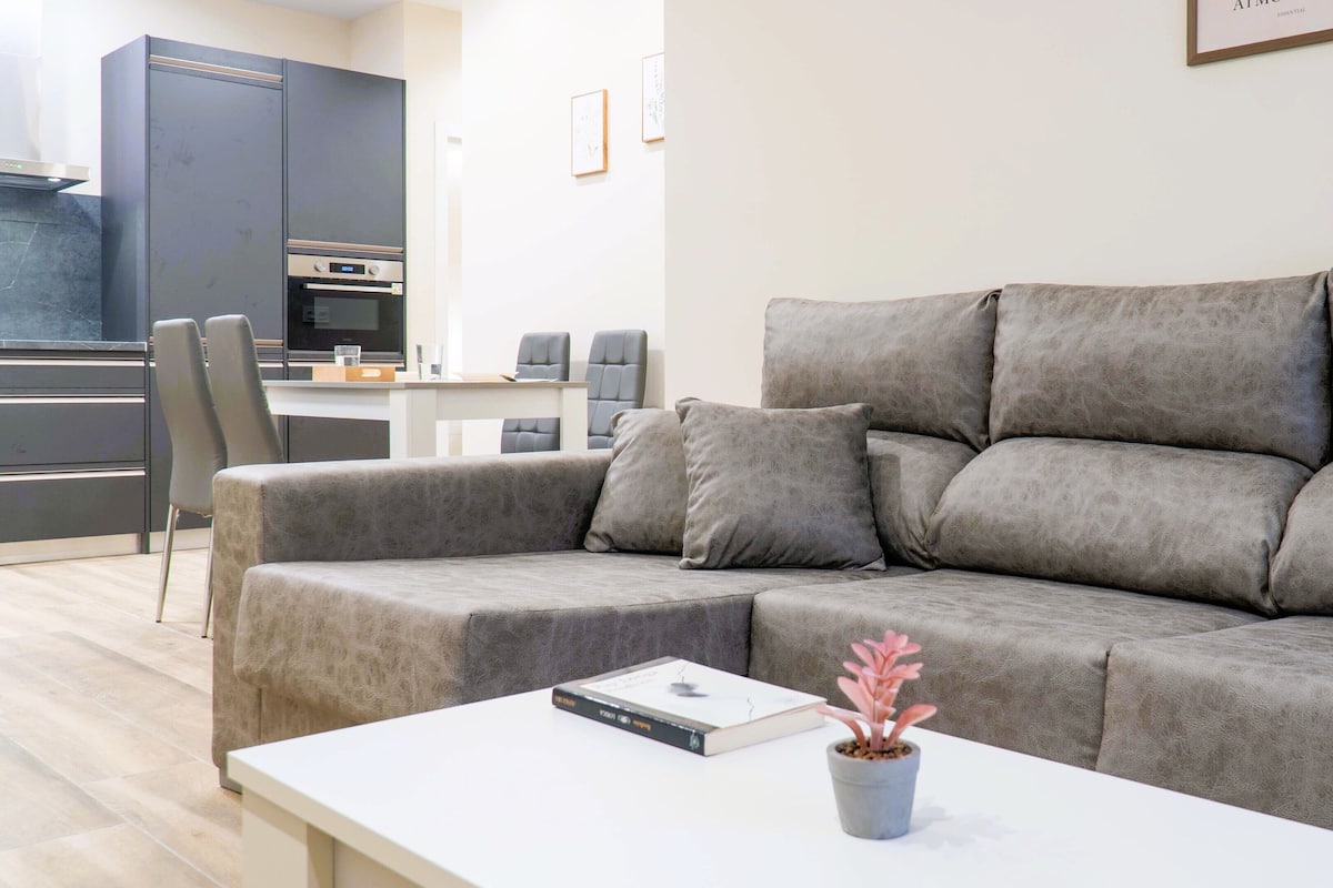 Superior Apartment | Living area | 32-inch Smart TV with digital channels