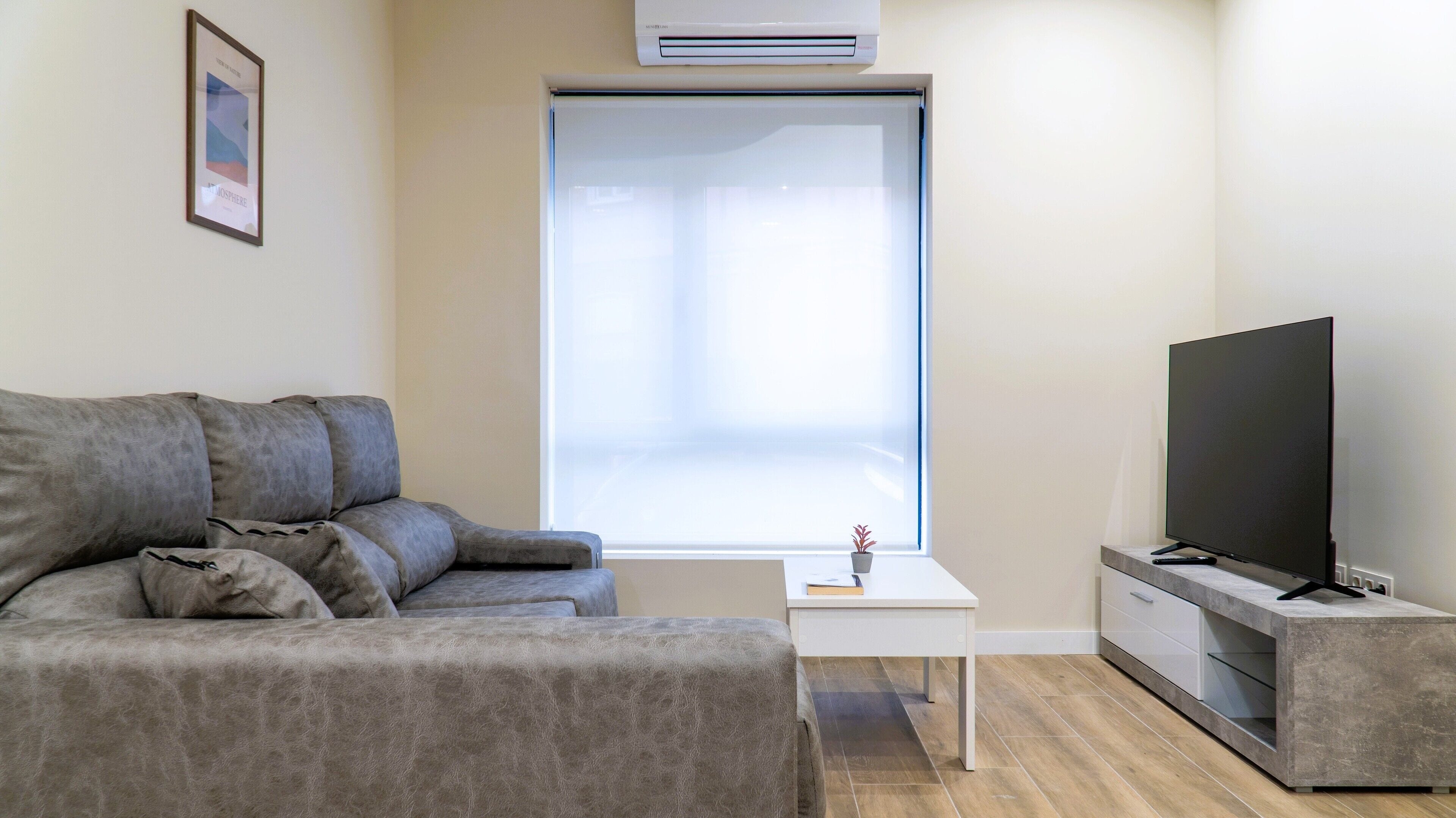 Superior appartement | Woonruimte | Een 32-inch smart-tv met digitale zenders