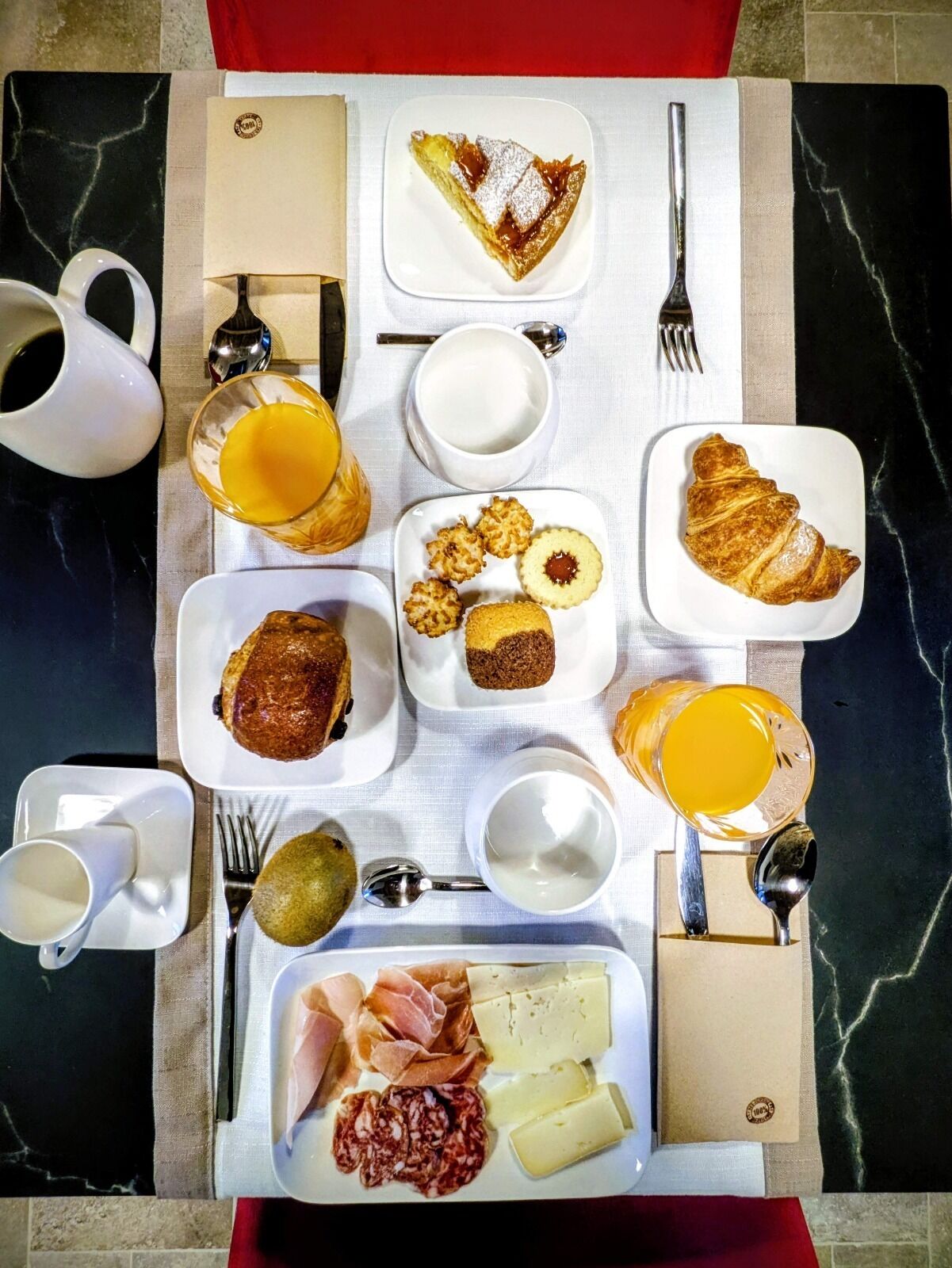 Gratis frukostbuffé varje dag 