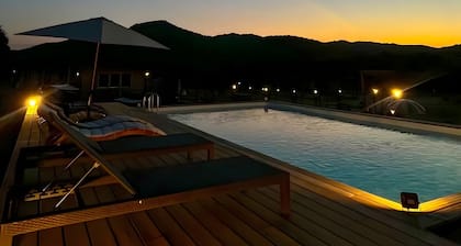 'Les Chalets De Tesa' avec vue sur la montagne, Wi-Fi et climatisation