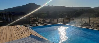 'Les Chalets De Tesa' with Mountain View, Wi-Fi and Air Conditioning