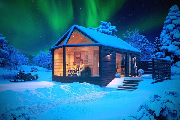 Mökki, näköala puistoon | Pimennysverhot, silitysrauta/-lauta, ilmainen Wi-Fi