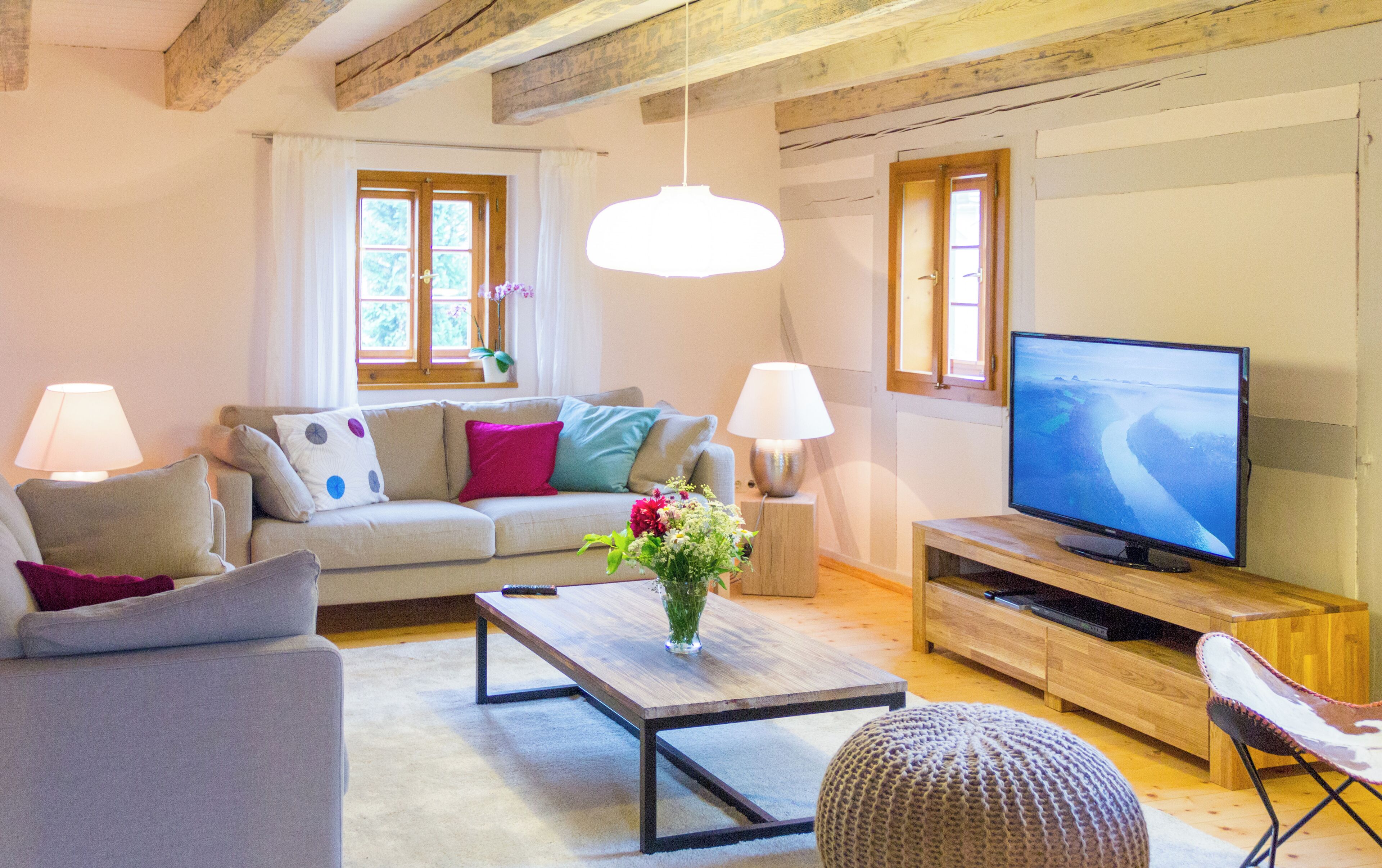 Condo, 3 Bedrooms, Balcony, Garden View | Living area