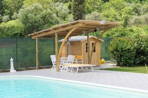 Seasonal outdoor pool