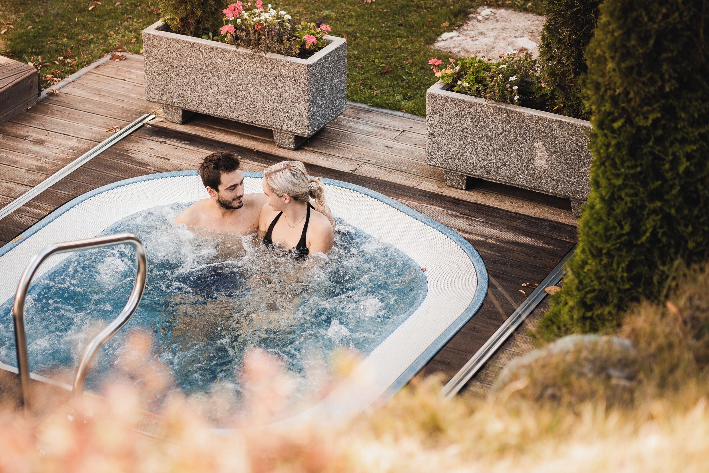 อ่างสปากลางแจ้ง