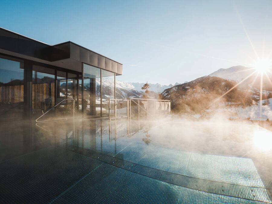 Indoor pool, outdoor pool
