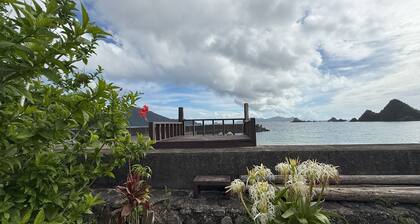 Villa Tottoganashi" for rent in front of a spectacular beach on the secluded island of Kakaroma Island.