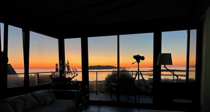 Maison rénovée, vue mer exceptionnelle, 8 pers. Entre Perros-Guirec et Paimpol