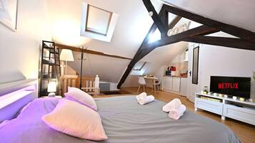 1 sovrum, strykjÀrn/strykbrÀda, wi-fi och sÀngklÀder