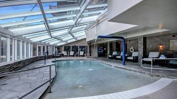Indoor pool, outdoor pool