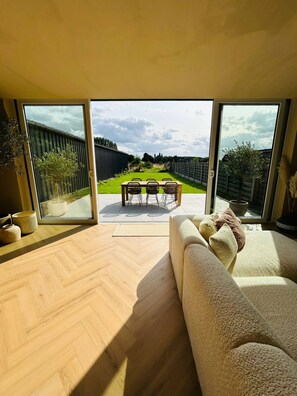 House, 3 Bedrooms, Patio, Garden View | Living area - Luxurious House in the Flemish Ardennes Near Ghent (Gavere)